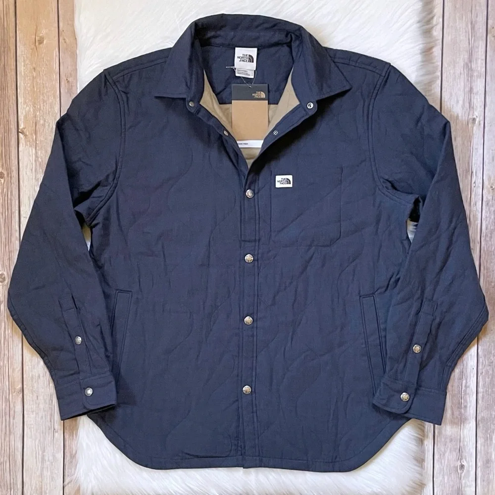 The North Face Men’s Quilted Overshirt Shacket - Picture 1 of 11